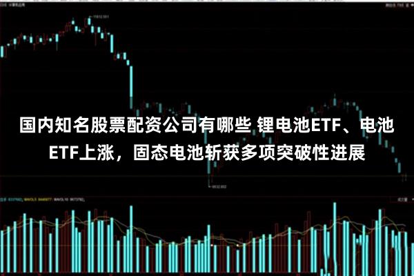 国内知名股票配资公司有哪些 锂电池ETF、电池ETF上涨,固态电池斩获多项突破性进展